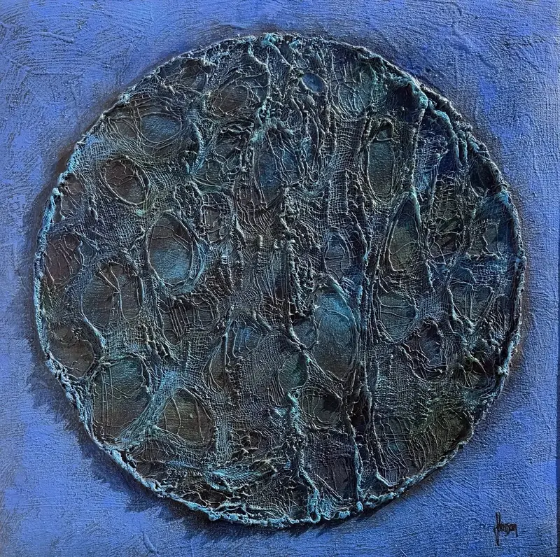 Super Blue Circle Earth, Front